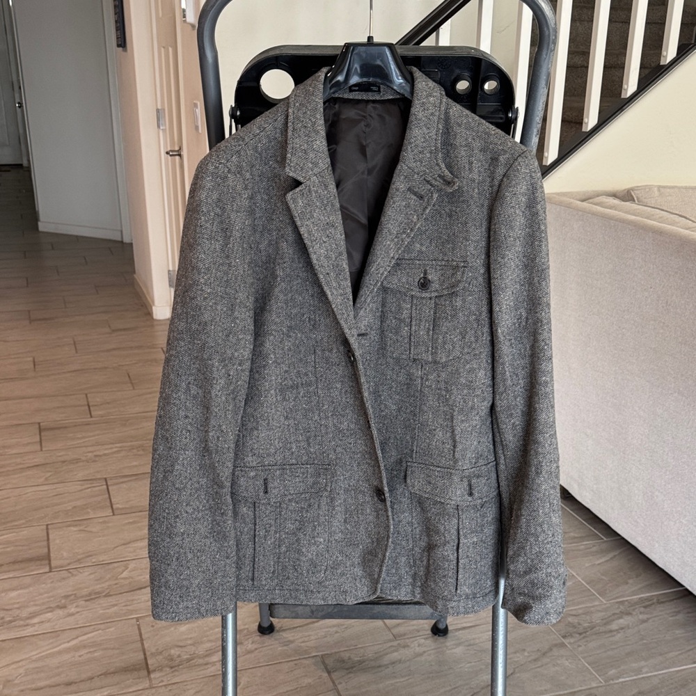GAP Charcoal Wool Blazer